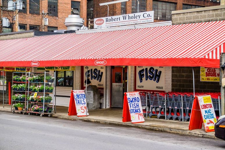 Wholey's market on Penn Ave in the Strip District