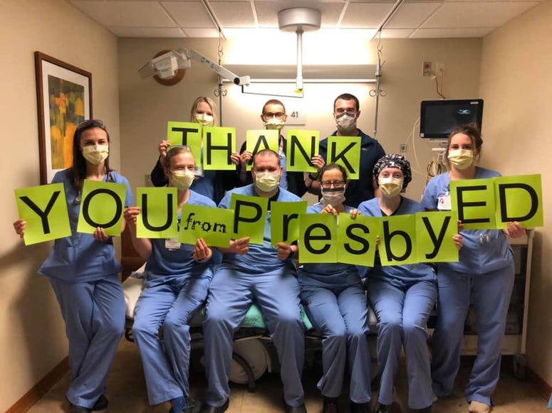 UPMC workers thankful for Sarris Chocolate