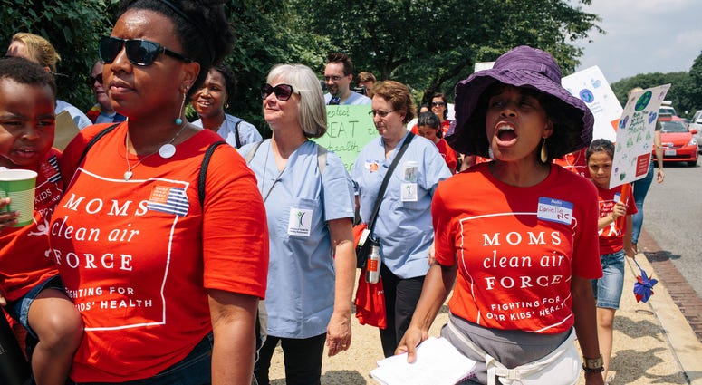 Hundreds of mothers from across the country are calling on their members of Congress to address climate change for their children's future. Hundreds of mothers from across the country are calling on their members of Congress to address climate change for their children's future.