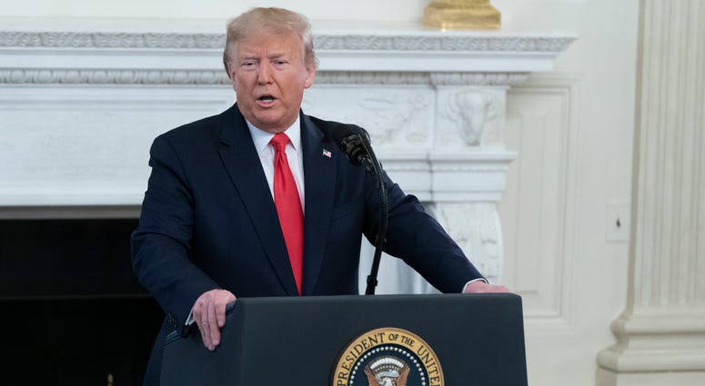 United States President Donald J. Trump makes remarks, February 10, 2020