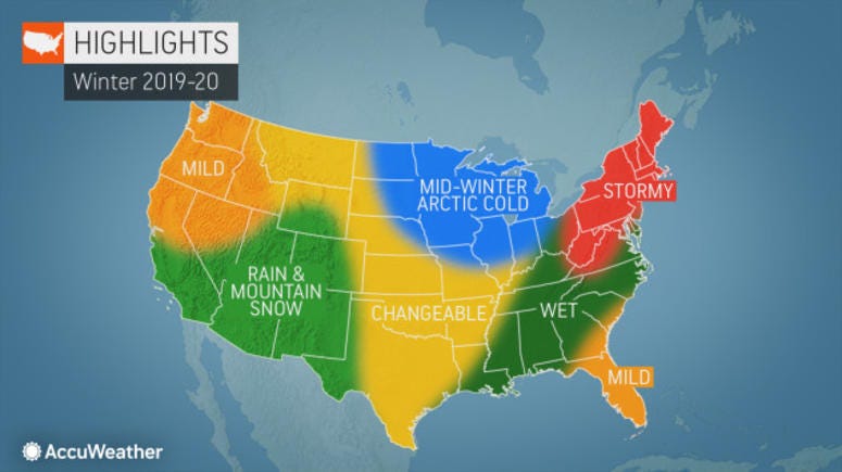 AccuWeather winter forecast