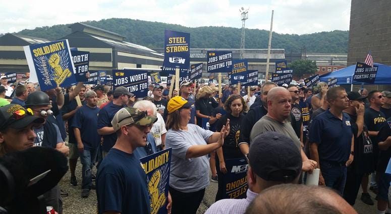 Clairton Coke Works Steelworkers Rally Clairton Coke Works Steelworkers Rally