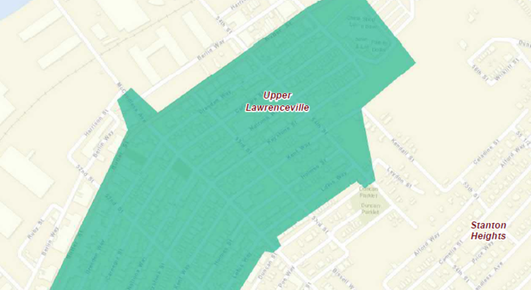 infected area