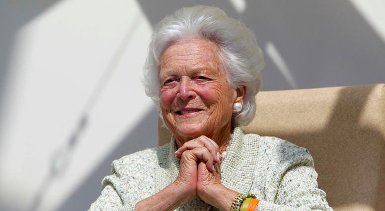 Former First Lady Barbara Bush Former First Lady Barbara Bush