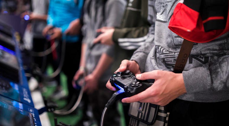 Playing video games DO NOT USE