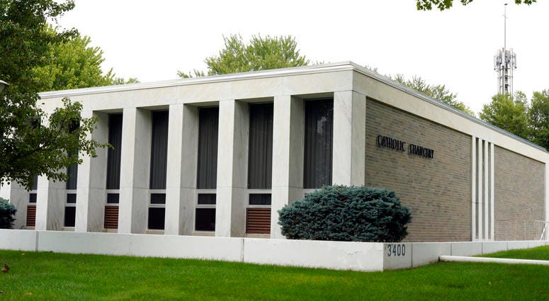 The Aug. 28, 2018 photo shows the Catholic Chancery in Lincoln, Neb. DO NOT USE