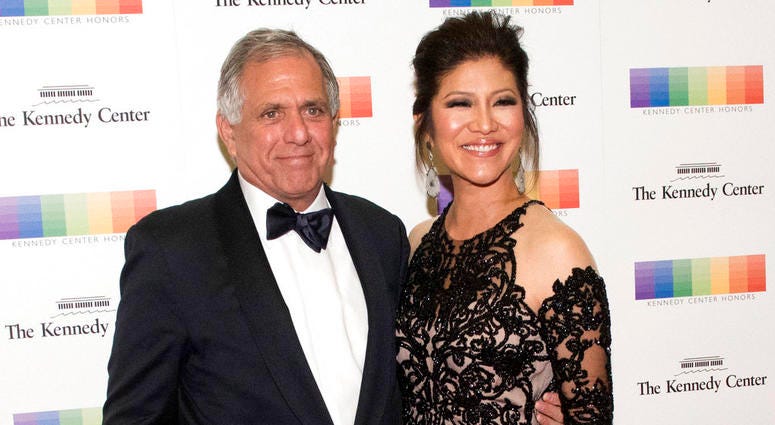 Les Moonves and his wife Julie Chen Les Moonves and his wife Julie Chen