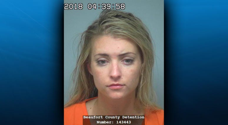 This photo provided by Beaufort County Detention Center shows Lauren Elizabeth Cutshaw. DO NOT USE