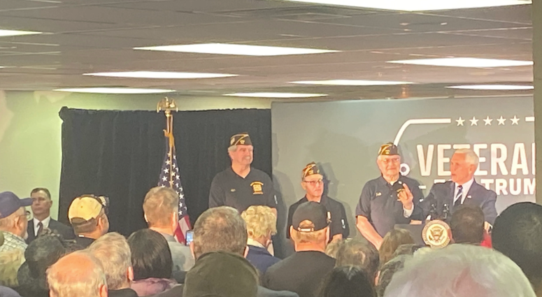 VP Mike Pence speaking in Beaver Country Dec. 10, 2019