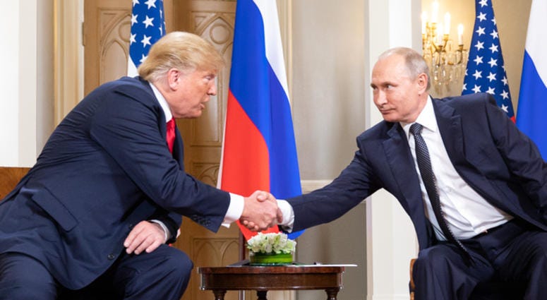 President Donald J. Trump and President Vladimir Putin of the Russian Federation President Donald J. Trump and President Vladimir Putin of the Russian Federation