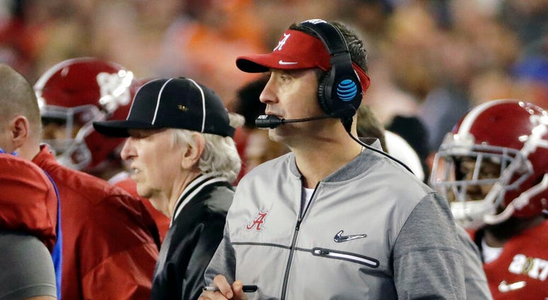 Alabama offensive coordinator Steve Sarkisian Alabama offensive coordinator Steve Sarkisian