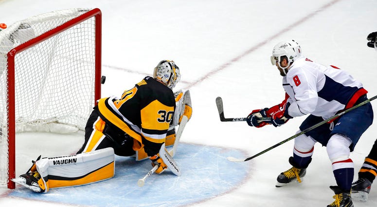 Washington Capitals Alex Ovechkin, Pittsburgh Penguins Matt Murray Washington Capitals Alex Ovechkin, Pittsburgh Penguins Matt Murray