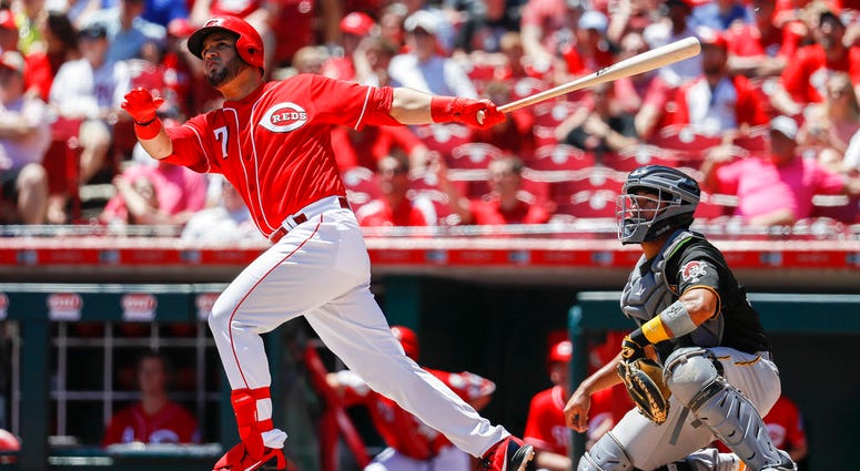 Cincinnati Reds' Eugenio Suarez Cincinnati Reds' Eugenio Suarez