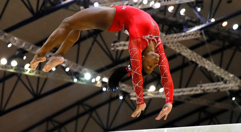 Simone Biles at Gymnastics World Championships Simone Biles at Gymnastics World Championships