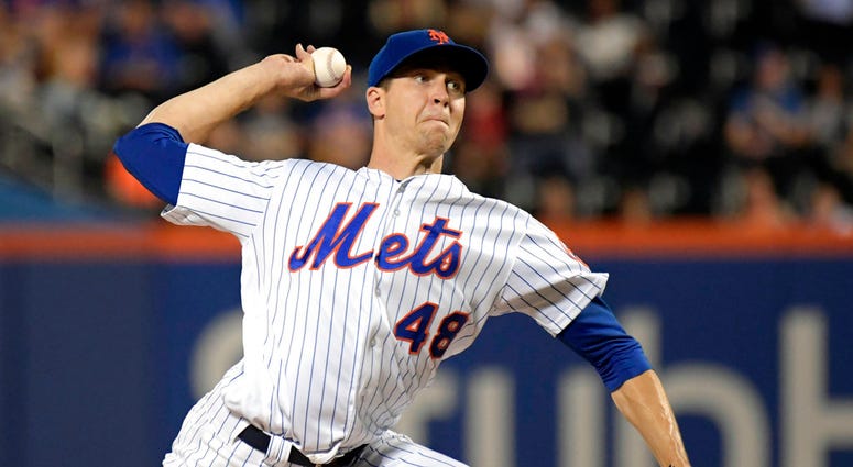 New York Mets pitcher Jacob deGrom New York Mets pitcher Jacob deGrom