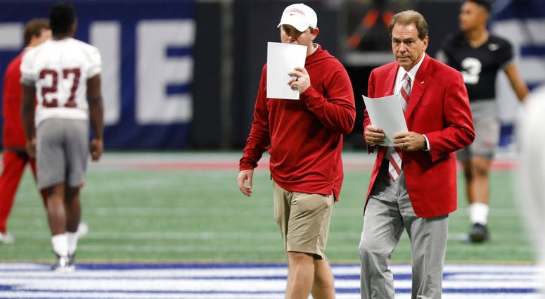 Alabama coach Nick Saban Alabama coach Nick Saban