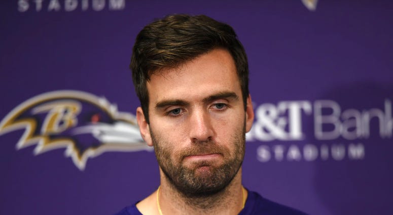 Baltimore Ravens quarterback Joe Flacco Baltimore Ravens quarterback Joe Flacco