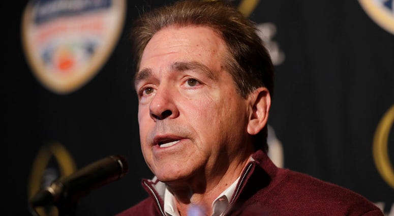 Alabama head coach Nick Saban Alabama head coach Nick Saban