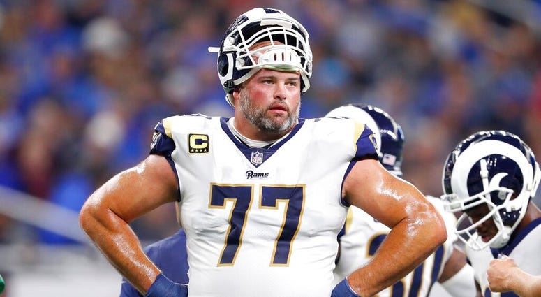 Los Angeles Rams offensive tackle Andrew Whitworth Los Angeles Rams offensive tackle Andrew Whitworth