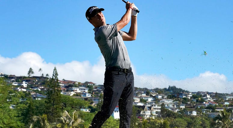 Justin Thomas hits from the 16th fairway during the second round of the Sony Open PGA Tour golf event, Friday, Jan. 11, 2019 Justin Thomas hits from the 16th fairway during the second round of the Sony Open PGA Tour golf event, Friday, Jan. 11, 2019,