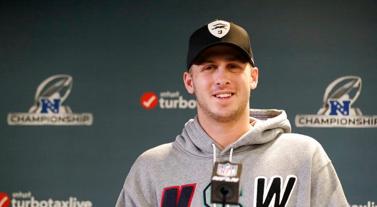 Los Angeles Rams quarterback Jared Goff Los Angeles Rams quarterback Jared Goff