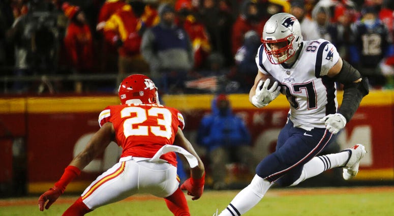 New England Patriots tight end Rob Gronkowski AP DO NOT USE