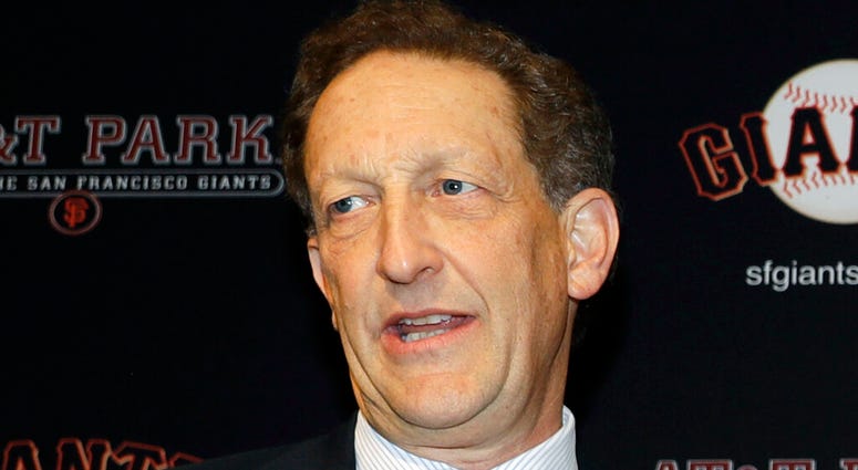 In this Jan. 19, 2018, file photo, San Francisco Giants President and CEO Larry Baer is shown during a press conference in San Francisco. AP DO NOT USE
