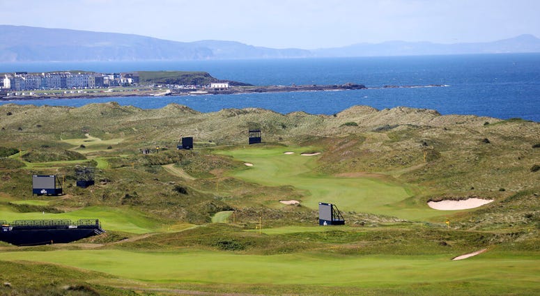 The Dunluce Links course at Royal Portrush Golf Club, Northern Ireland, Saturday, July 6, 2019. The Open Golf Championship will be played at Royal Portrush marking a historic return to Northern Ireland after it was last played there in 1951 The Dunluce Links course at Royal Portrush Golf Club, Northern Ireland, Saturday, July 6, 2019. The Open Golf Championship will be played at Royal Portrush marking a historic return to Northern Ireland after it was last played there in 1951