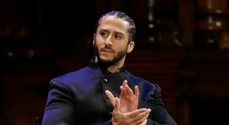 former NFL football quarterback Colin Kaepernick former NFL football quarterback Colin Kaepernick