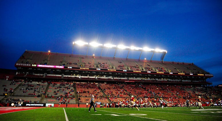 A general view of game play during the second half of an NCAA college football game between Minnesota and Rutgers Saturday, Oct. 19, 2019, in Piscataway, N.J. A general view of game play during the second half of an NCAA college football game between Minnesota and Rutgers Saturday, Oct. 19, 2019, in Piscataway, N.J.