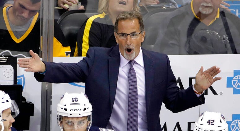 Columbus Blue Jackets head coach John Tortorella Columbus Blue Jackets head coach John Tortorella