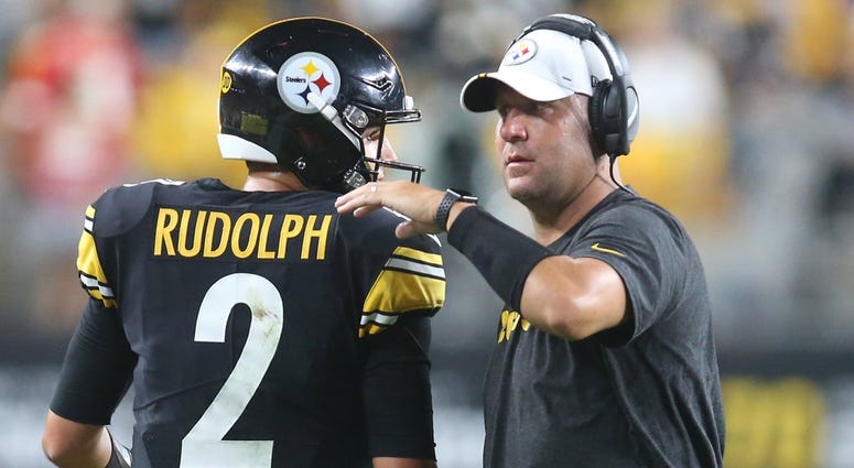 Mason Rudolph and Ben Roethlisberger Mason Rudolph and Ben Roethlisberger