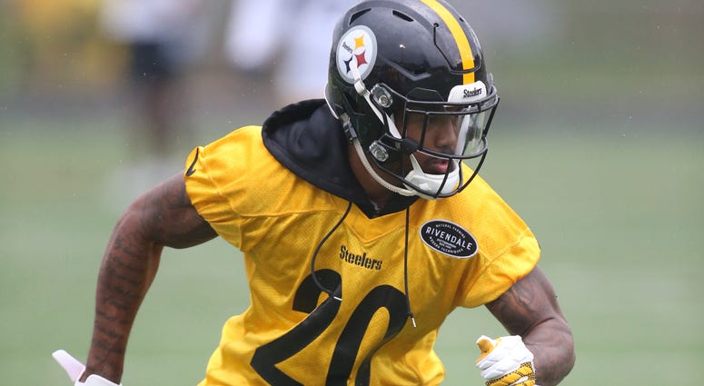 Steelers CB Cam Sutton practices