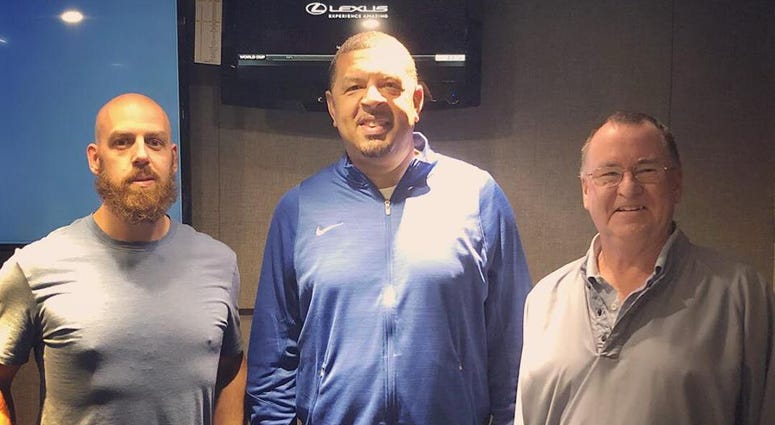 Pitt men basketball head coach Jeff Capel with the Fan Morning Show
