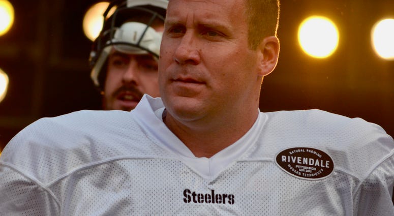Steelers QB Ben Roethlisberger at Heinz Field practice in 2018