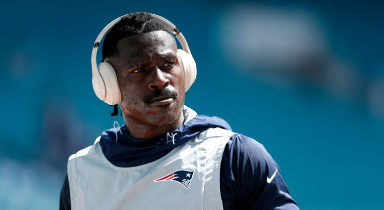 Antonio Brown during his short-lived Patriots tenure Antonio Brown