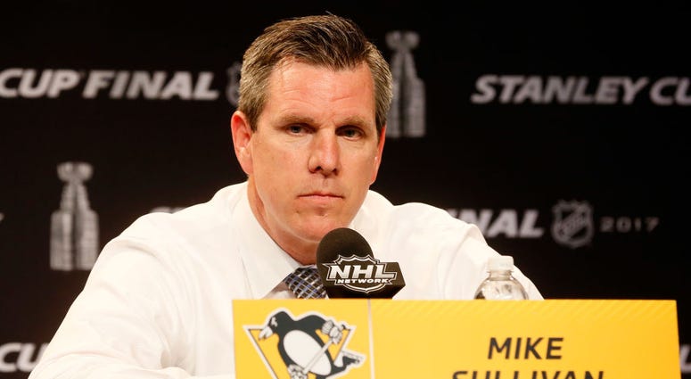 Head coach Mike Sullivan of the Pittsburgh Penguins Head coach Mike Sullivan of the Pittsburgh Penguins