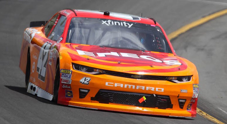 Kyle Larson's No. 42 ENEOS Chevrolet Camaro No. 42 ENEOS Chip Ganassi Racing Chevrolet