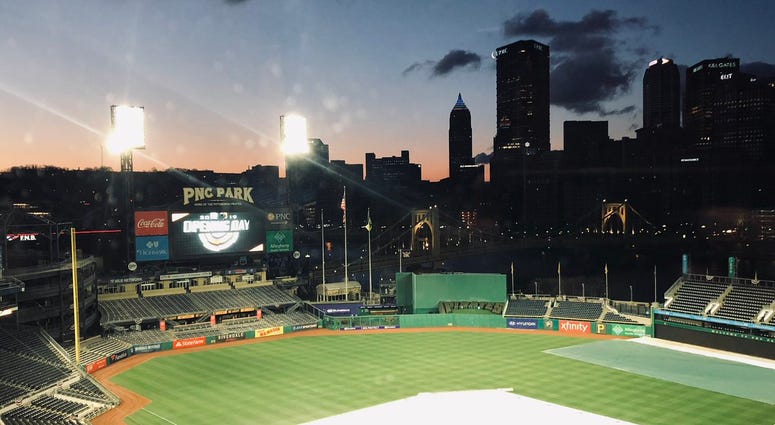 PNC Park in Pittsburgh on Opening Day