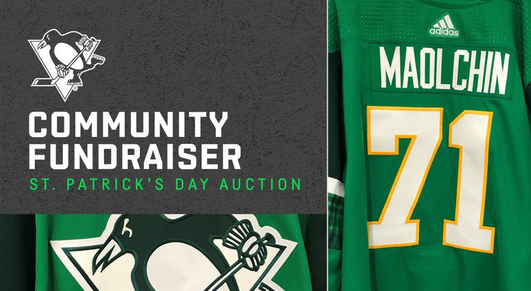 Pens Foundation To Auction St Patrick's Day Jersey In Fight Against Coronavirus Pens Foundation To Auction St Patrick's Day Jersey In Fight Against Coronavirus