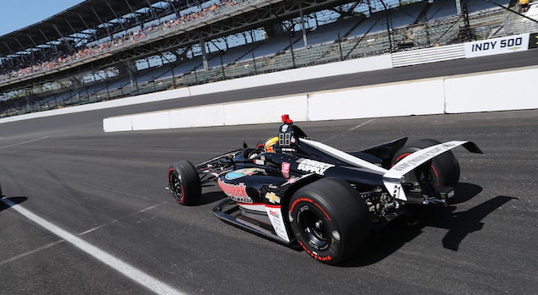 Spencer Pigot Ed Carpenter Racing's Takes Off On His Indy 500 Qualifying Attempt Spencer Pigot's Ed Carpenter Racing's Chevrolet At Indy