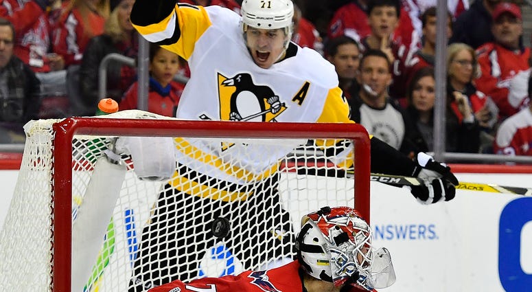 Malkin scores on Holtby Malkin scores on Holtby