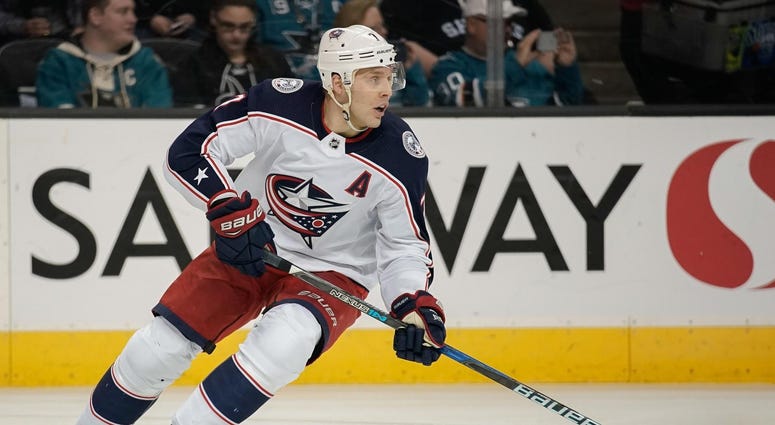 Jack Johnson signs with the Pittsburgh Penguins. Jack Johnson signs with the Pittsburgh Penguins.