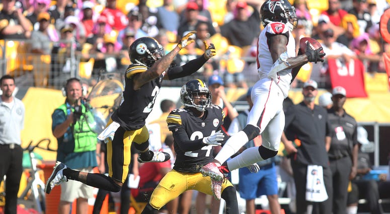 Steelers secondary vs. Atlanta Steelers secondary vs. Atlanta