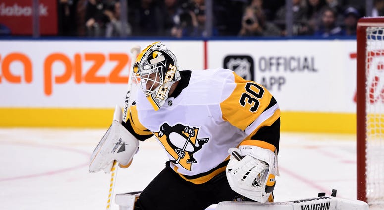 Pittsburgh Penguins goalie Matt Murray Pittsburgh Penguins goalie Matt Murray