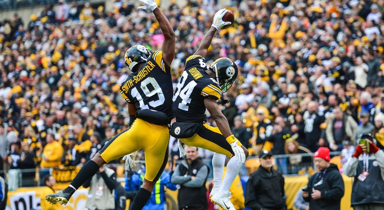 Antonio Brown and JuJu Smith-Schuster