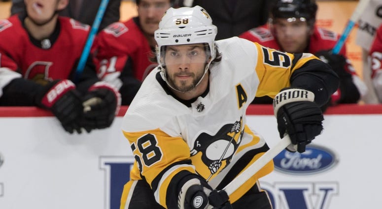 Pittsburgh Penguins defenseman Kris Letang Pittsburgh Penguins defenseman Kris Letang