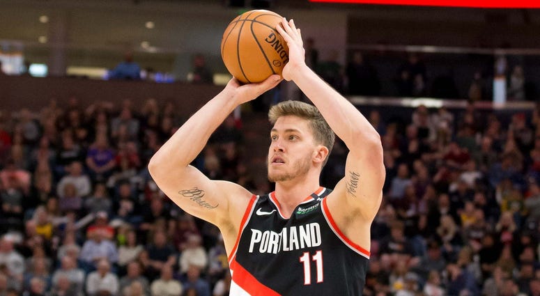 Portland Trail Blazers forward Meyers Leonard