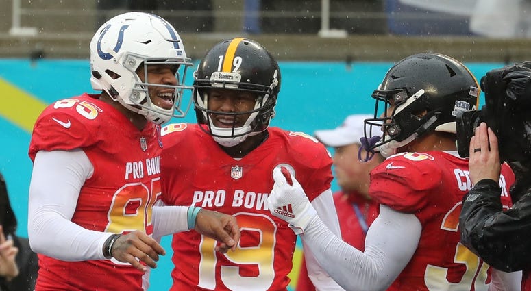 Eric Ebron at Pro Bowl