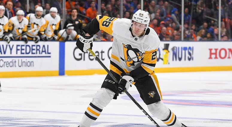 Penguins defenseman Marcus Pettersson